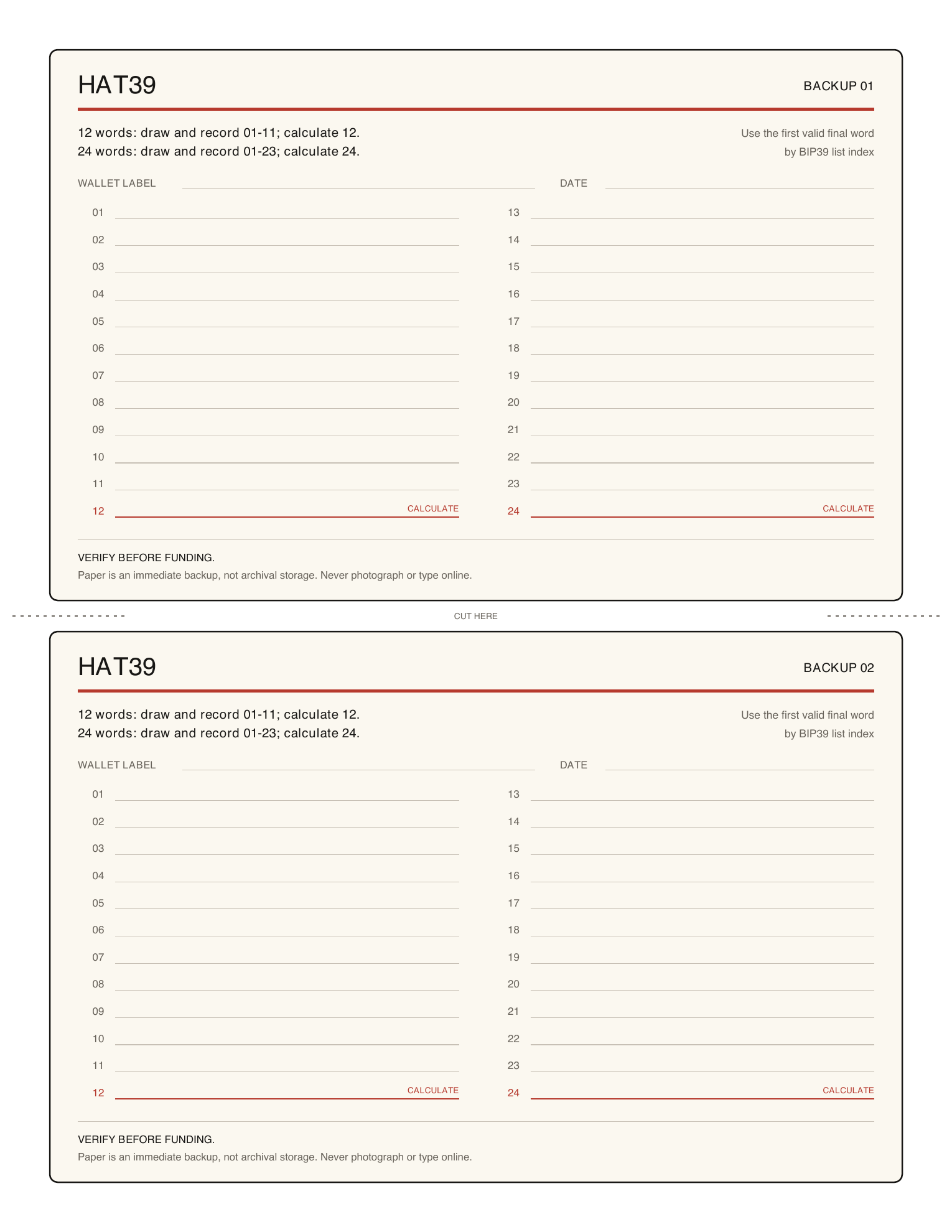 Straight-on preview of the downloadable HAT39 backup-card PDF